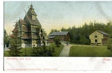 Norway Norge Oslo Kristiania Christiania - Gols Kirke old postcard