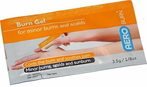 BURN GEL HYDROGEL 3.5g (X 10) SACHETS TREATMENT FIRST AID BURNS - Picture 2 of 2
