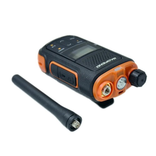 UV F12 Mini FRS Radio Keyboard Screen TPU Flashlight USB C Port Walkie Talkie - Afbeelding 9 van 15