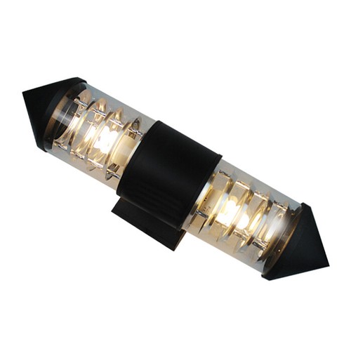 Outdoor LED Wall Sconce Light Waterproof Up/Down Lamp E27 Bulb Replacement Patio - Picture 22 of 22