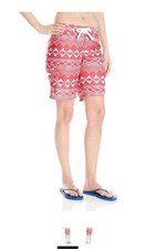 Kanu Surf Womens UPF 50 Quick Dry Active Prints II Swim Boardshort, Size 12