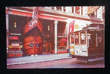 1950s Bernstein's Fish Grotto 123 Powell St Ship Nina Cable Car San Francisco CA