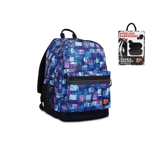 Zaino Scuola tempo libero Organizzato Seven Pro XXL Backpack Cuffie Wireless  | Acquisti Online su eBay