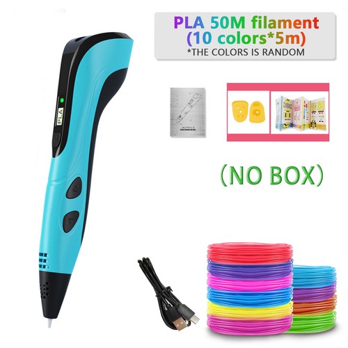 Set penna per stampa 3D per bambini penna stampante 3D con filamento 200M PLA/ABS regalo bambini - Foto 16 di 27