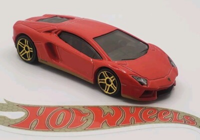Hot Wheels Lamborghini Aventador Miura Homage LP 700-4 HW Exotics Red New Loose 