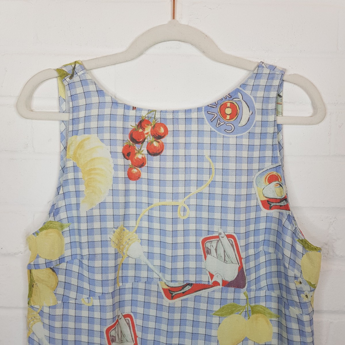 charlotte gingham linen shift dress UO Charlotte Gingham Linen Shift Dress