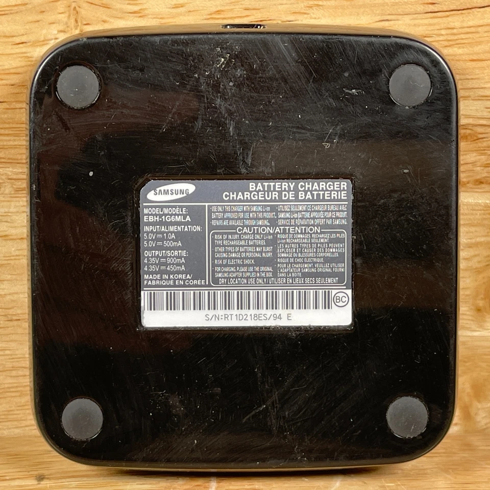 Samsung EBH-1G6MLA Negro Portátil 500mA Cargador de Batería Base para Galaxy S3 Foto 2 de 3