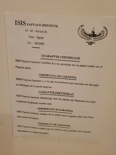Arte enmarcado papio egipcio ISIS 22 pulgadas X 19 pulgadas - Imagen 4 de 6