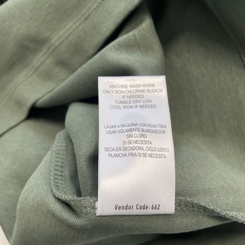 Tahari Mens Green Pocketed Polo Large NEW with tags Cotton Interlock Green LARGE - Picture 10 of 12