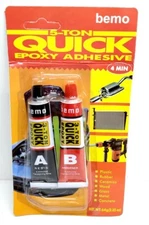 Bemo 5-TON QUICK EPOXY 4 MIN. ADHESIVE GLUE REPAIR RESIN HARDENER NEW 31386