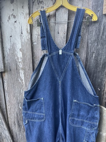 Vintage Men’s Key Imperial Blue Jean Overalls The Aristocrat of Overalls - Picture 7 of 7