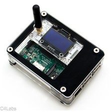 ZRPi-1AS case for Raspberry Pi4 and ZUMspot with attached 1.3  OLED
