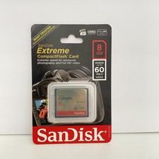 Sandisk Extreme 8gb 400x Compactflash I Card Retail Sdcfx 008g A61 For Sale Online Ebay