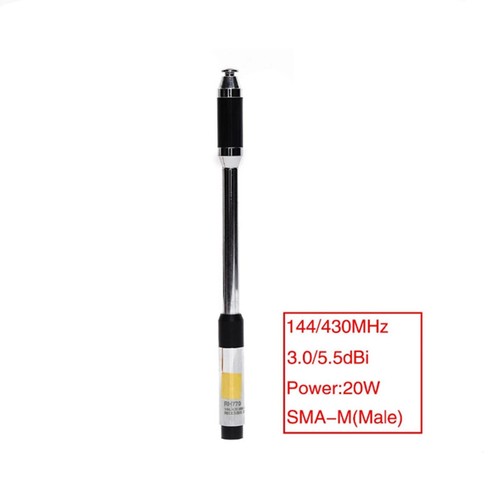 RH770 SMA-Female SMA-Male BNC Dual Band Telescopic Antenna For Baofeng Harvest A - Zdjęcie 13 z 23