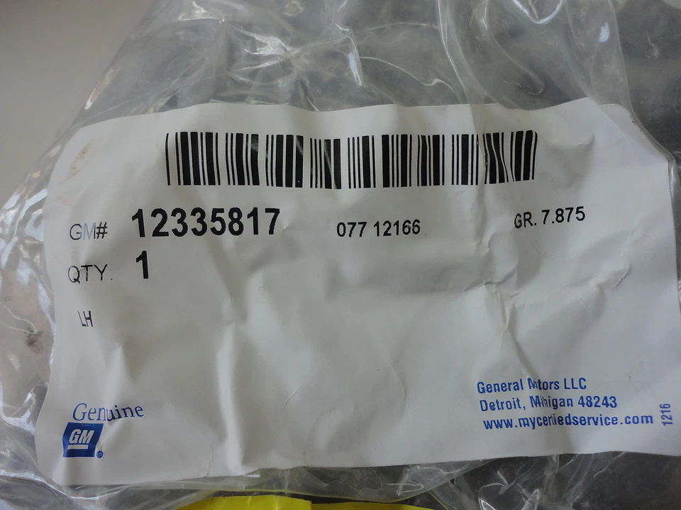 2002-2009 Chevrolet Trailblazer LH водитель задний бампер верхняя подножка новый OEM - Изображение 4 из 4