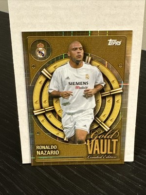 2025-26 Topps Real Madrid Collector Tin Soccer Gold Vault