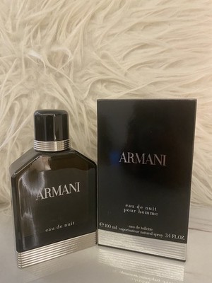 Armani Eau de Nuit Pour Homme Eau de Toilette 100 ml Muy Raro Vintage