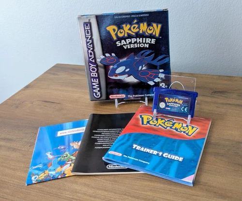 Pokemon Sapphire for Game Boy Advance - Complete in Box (CIB) and Tested