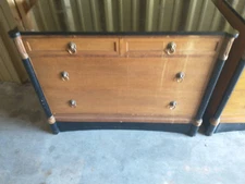 Rare KITTINGER Biedermeier Neoclassical Style Commode or Chest of Drawers