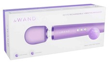 le Wand Petite Violet Vibrator Massagestab Power Nackenmassage Silikon Kopf