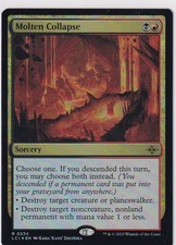 Magic Lost Caverns of Ixalan Molten Collapse #234 Near Mint Foil