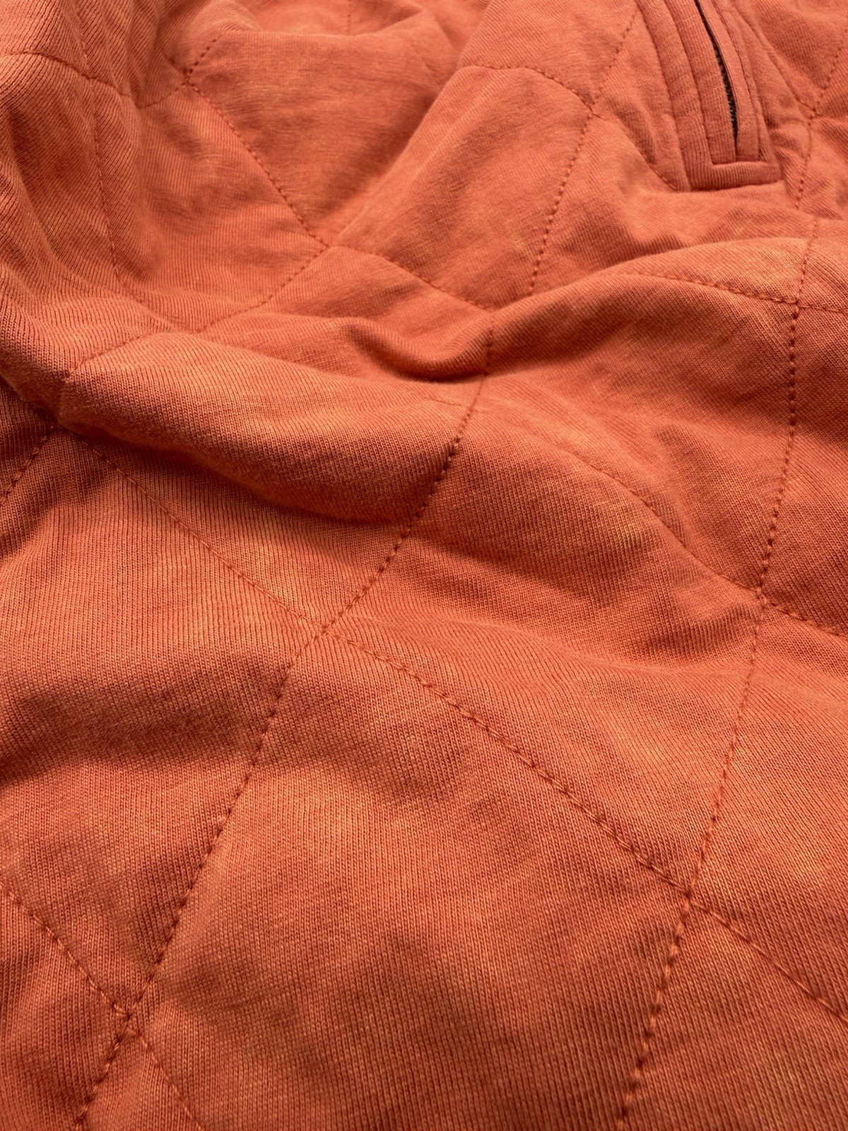 Universal Thread Orange Quilted Half Zip Sweatshi… - image 6