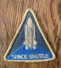 Vintage Space Shuttle Embroidered Patch Unused