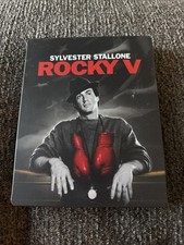 Rocky V Steelbook Blu-Ray 2 Disc Set Sylvester Stallone - Very Good Condition