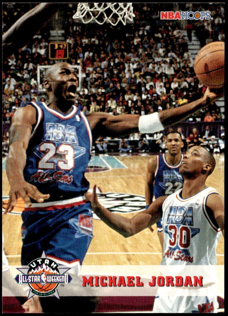 1993-94 Hoops #257 Michael Jordan All Star E1