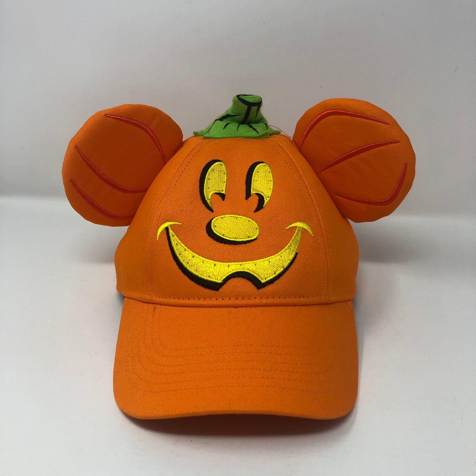 Disney Parks 2019 Halloween Mickey Mouse Glow Pumpkin Snapback Hat for Adults