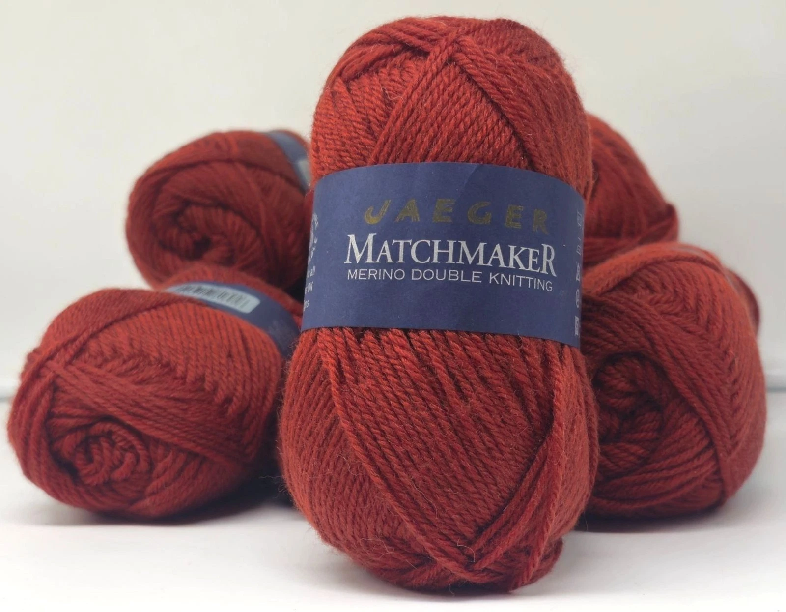 10 Jaeger Matchmaker Merino Double Knitting Yarn 100% Wool 50g Oxide Lot 7H1 - product detail image 1