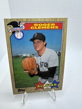 ⚾🔥 Roger Clemens – Boston Red Sox | 1987 Topps All-Star #614 🔥⚾