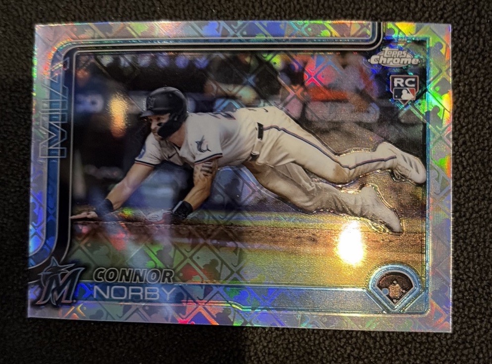 2025 Topps Chrome - Image Variation Connor Norby #199 (RC) Logofractor Parallel