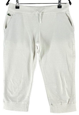 Lacoste Damen Sport Shorts Größe 38 - W29 Weiß