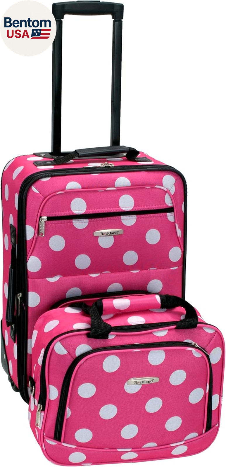 Set, Expandable, (14" Tote/19" Upright), Pink D