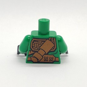 Lego Ninjago Lloyd Minifigure Torso Jungle Robe Tournament of Elements 70749