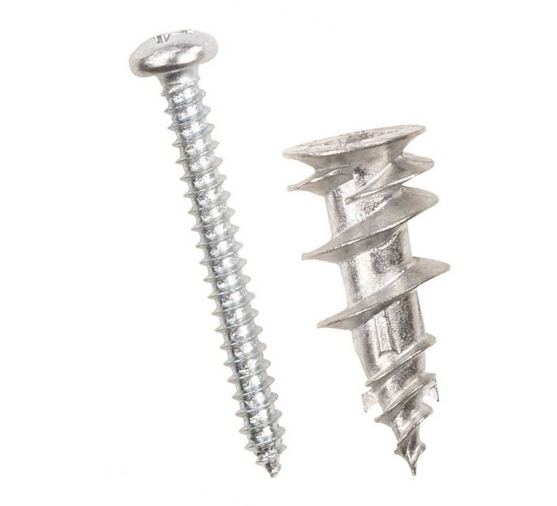 E-Z Ancor 25325 1 in. Hollow Door and Drywall Anchors Zinc-Plated
