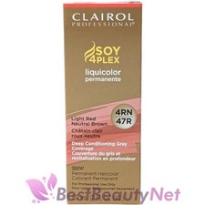 Clairol Soy4Plex Liquicolor Permanente 4RN/47R Light Red Neutral Brown