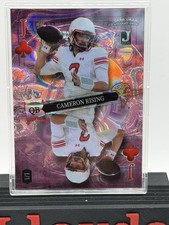 2024 Wild Card 5 Card Stud Mirror Cameron Rising Rookie 1/1. rookie card picture