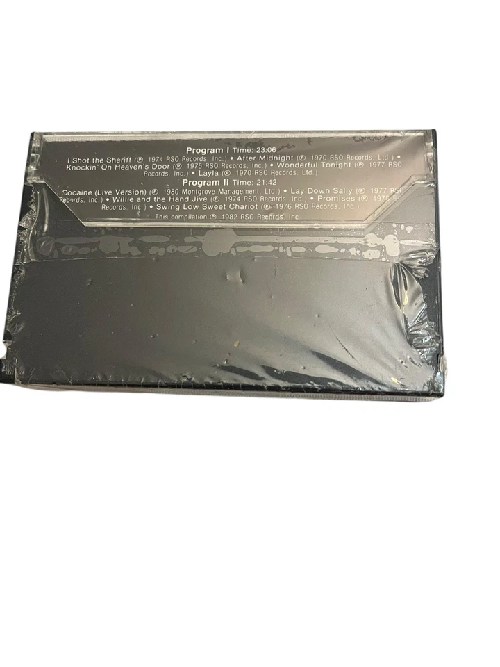 Time Pieces The Best Of Eric Clapton Cassette Sealed 1982 RSO 825 382-4 - Image 3 of 3