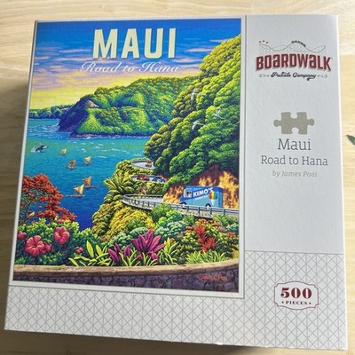 New Maui Road to Hana by Boardwalk 500 Piece Jigsaw Puzzle made in usa gift