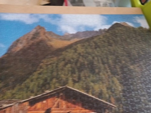 COMPLETE vintage 1984 RAVENSBURGER PUZZLE Bauernhaus In d.BERGEN Mountain Farm - Bild 4 von 17