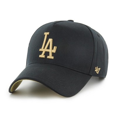 '47 Brand Cap MLB LA Dodgers Sure Shot TT Cotton MVP DT Black Basecap Used-Look
