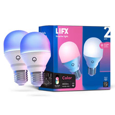 60-Watt Equivalent A19 Multi-Color Smart Wifi E26 LED Light Bulb, Works W/Alexa/