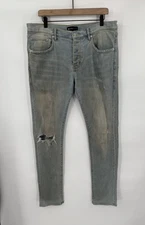 Purple Brand Jeans P001 Men’s Size 36x34 Dirt Wash Distressed Denim