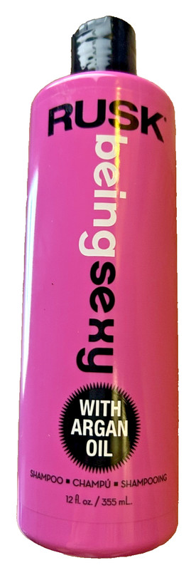 NEW Rusk Hair Being Sexy Shampoo 355ml/12oz Hair Care NEW With Argan Oil 