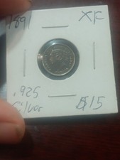 1891 Canada 5 Cents. Excellent Details! .925 Silver!