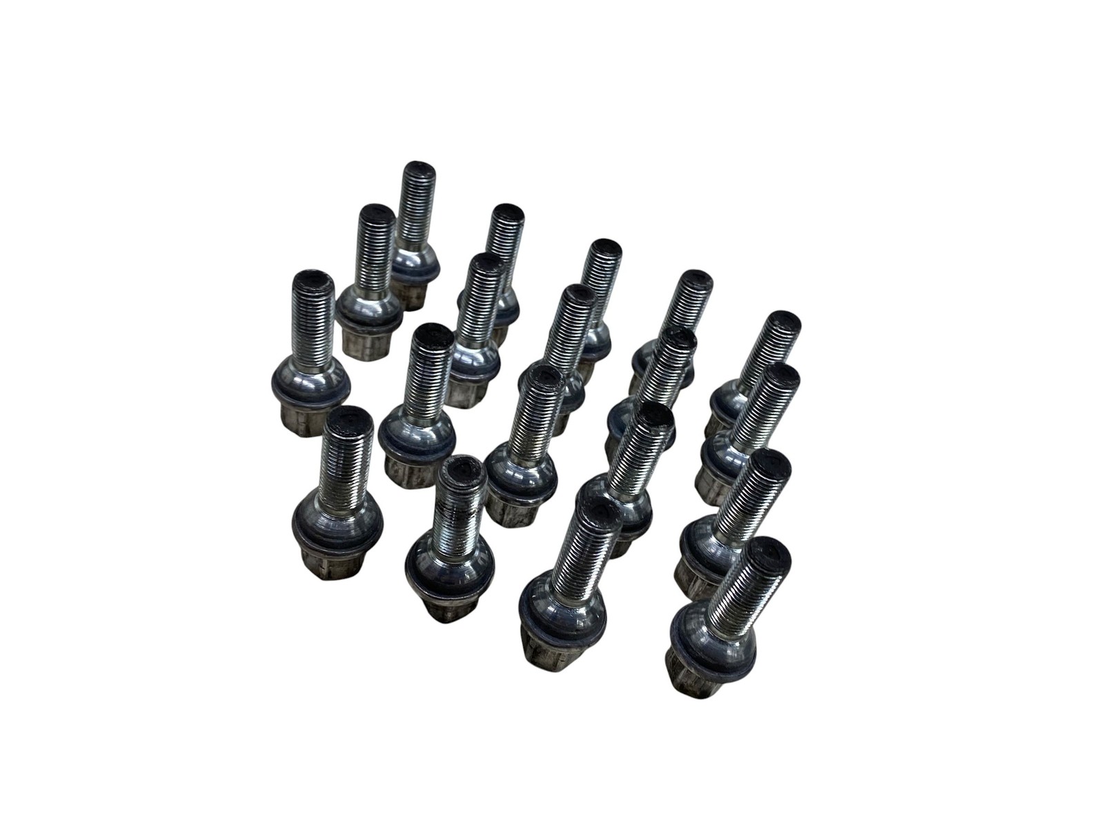 2010-2020 BENTLEY MULSANNE OEM LUG NUT WHEEL BOLT CHROME SET OF 19 *SCUFFS*
