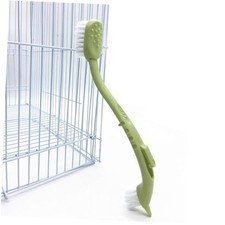 Bird Cage Cleaning Brush,Two Brush Heads,Long-Handled Tool for Cleaning Parrot