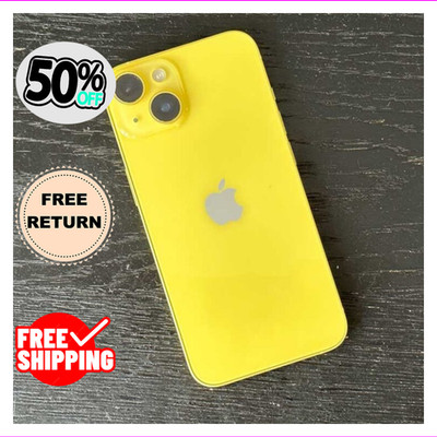 Apple iPhone 14 Unlocked - 128GB/256GB/512GB in Midnight, Purple, Yellow 